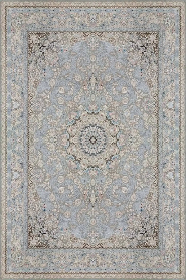 7608 Silver Traditional Persian Area Rug