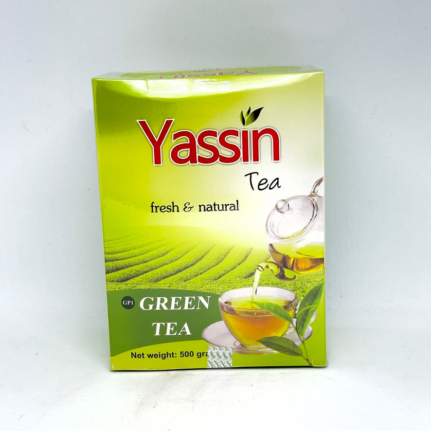 YASSIN Pure Green Tea Leaves 500g