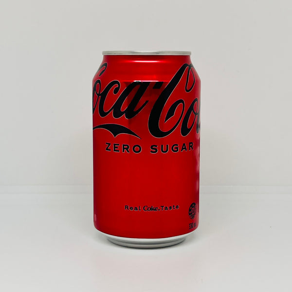 CCA Coca Cola Zero Sugar Can 330mL