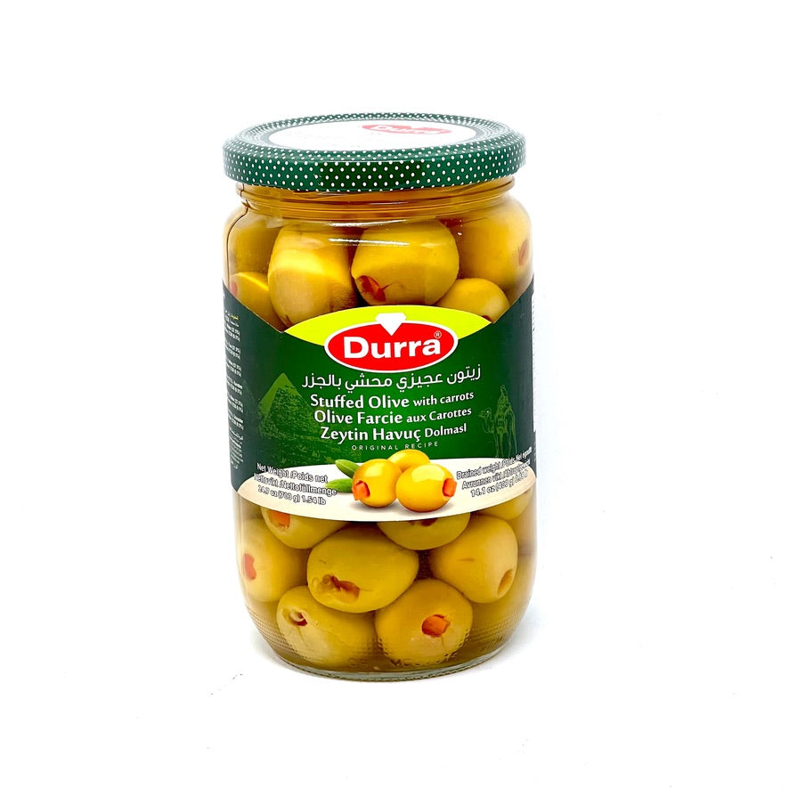 DURRA Green Olives Stuffed w/ Carrot 720g