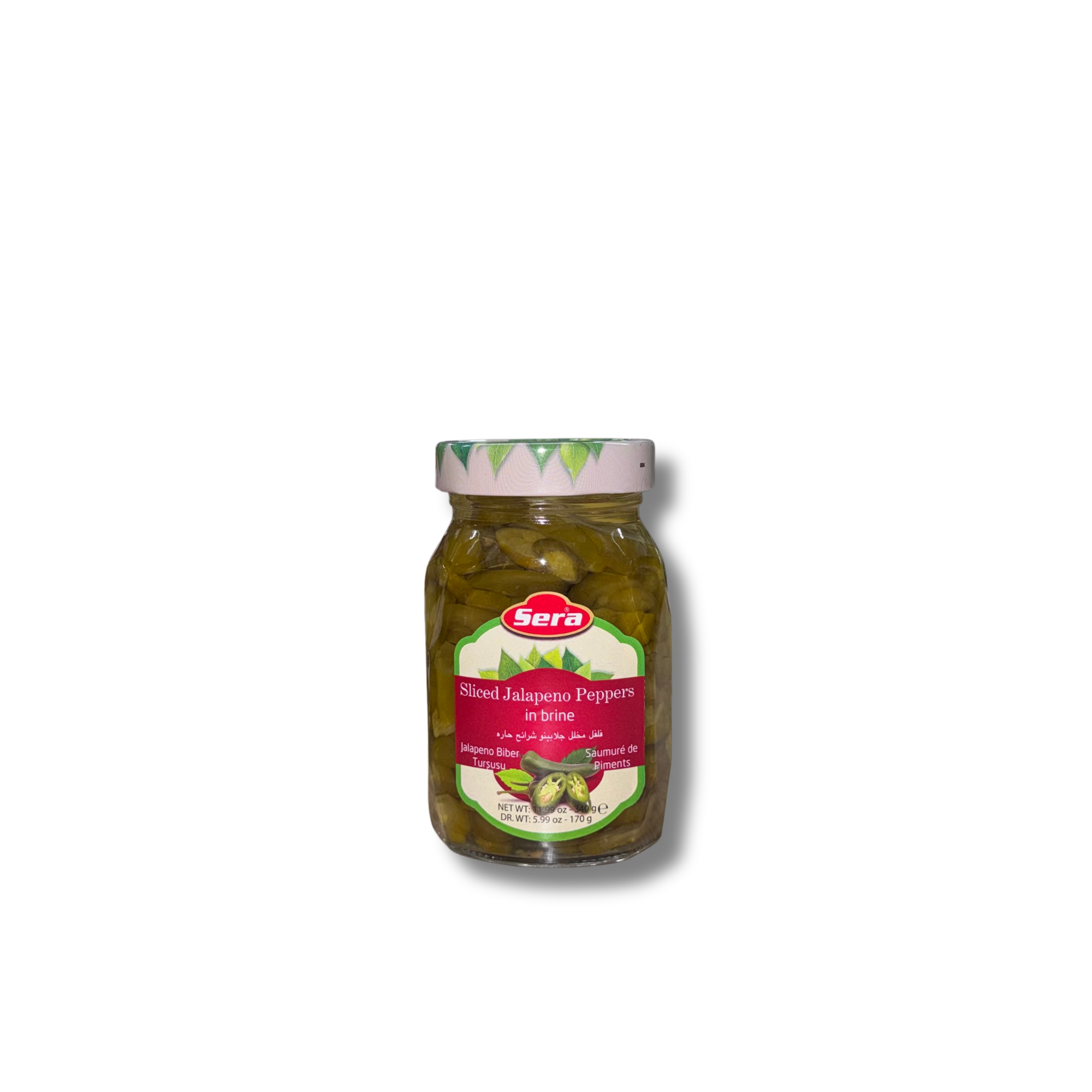 SERA Sliced Jalapeno Peppers 340g