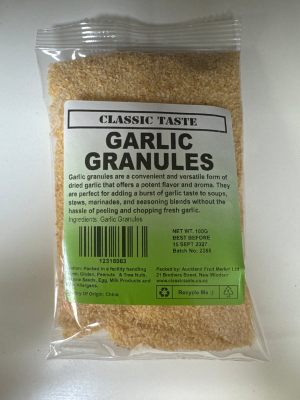CLASSIC TASTE Garlic Granules - 100g
