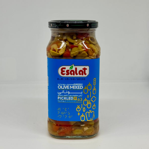 ESALAT Pickled Mix Olive w/ Bell Pepper 680g