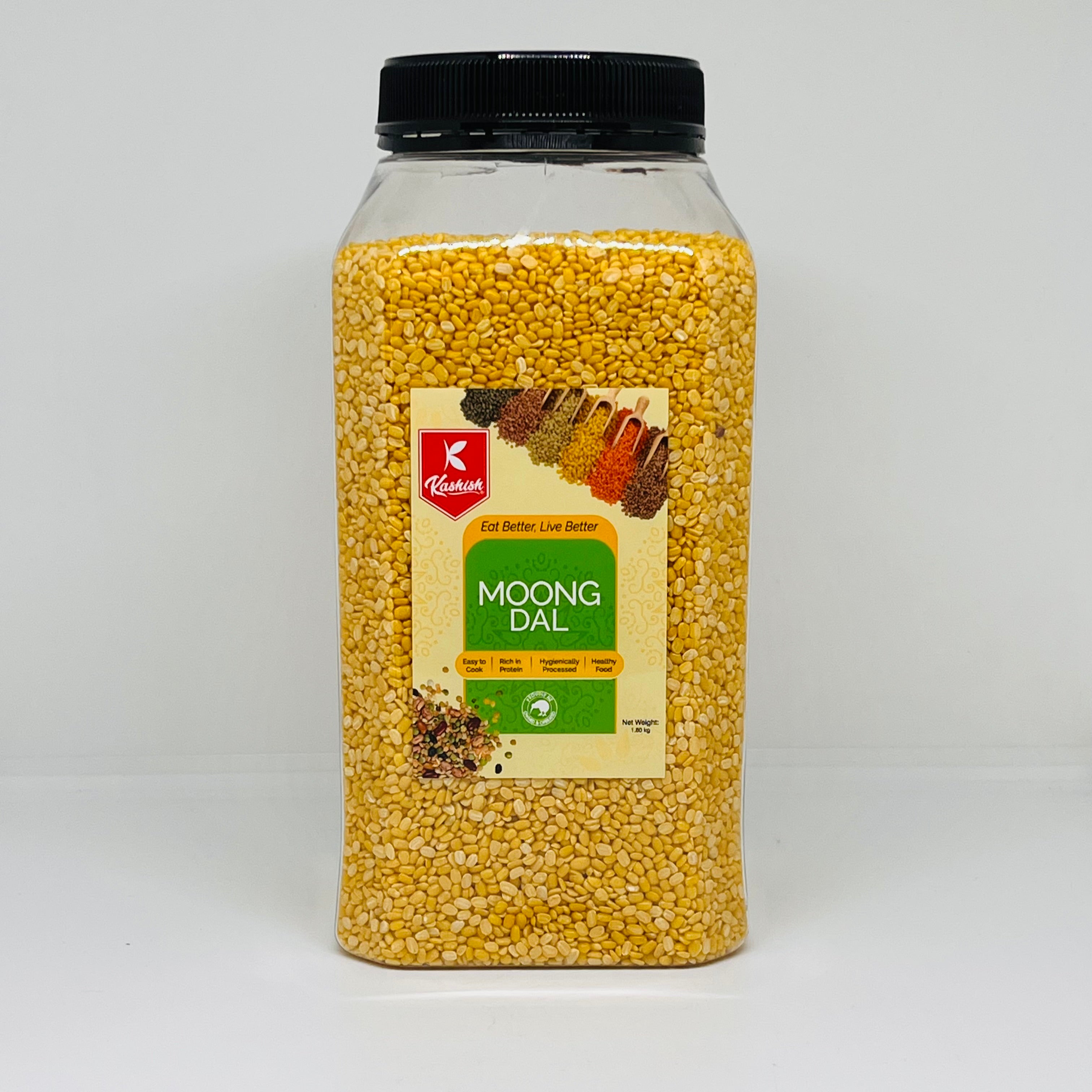 KASHISH Yellow Moong Dal 1.8kg