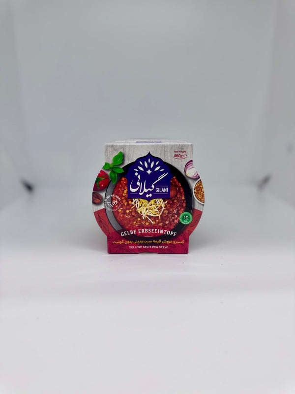 GILANI Canned Yellow Split Pea Stew - Gheimeh Sebzimeni - 460g