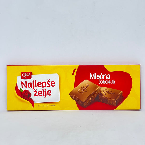 STARK Najlepse Zelje Milk Chocolate w/ Crumbled Biscuits Original 250g