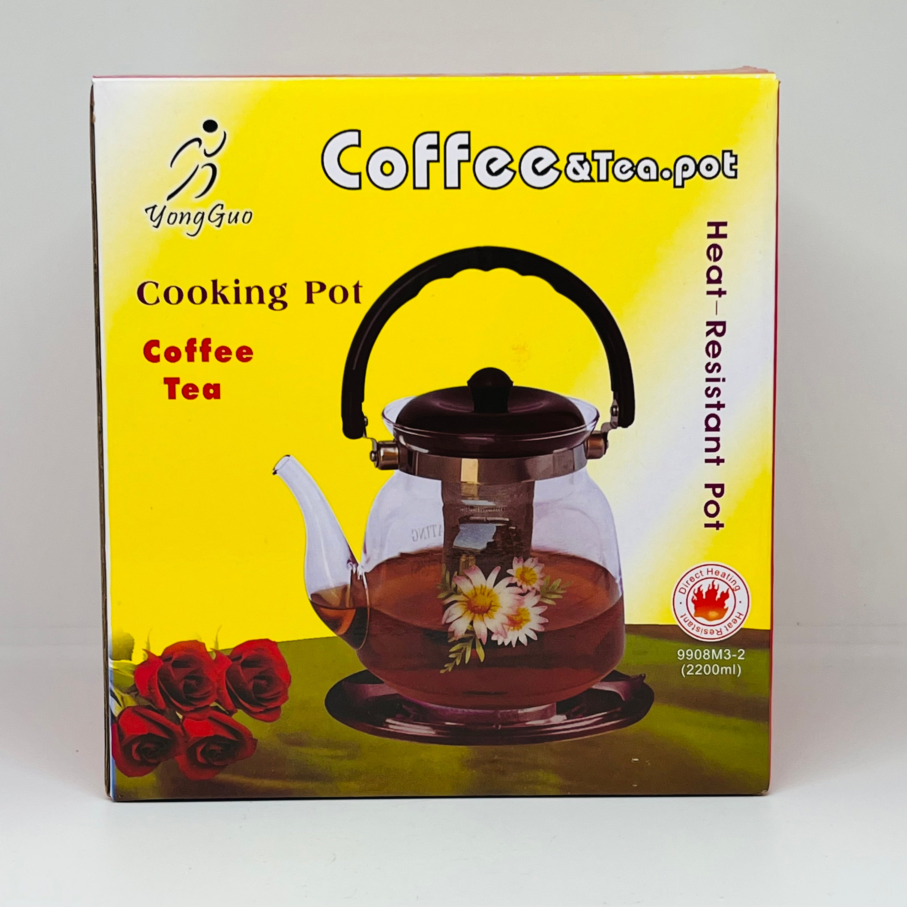 DD Glass Teapot 2200mL
