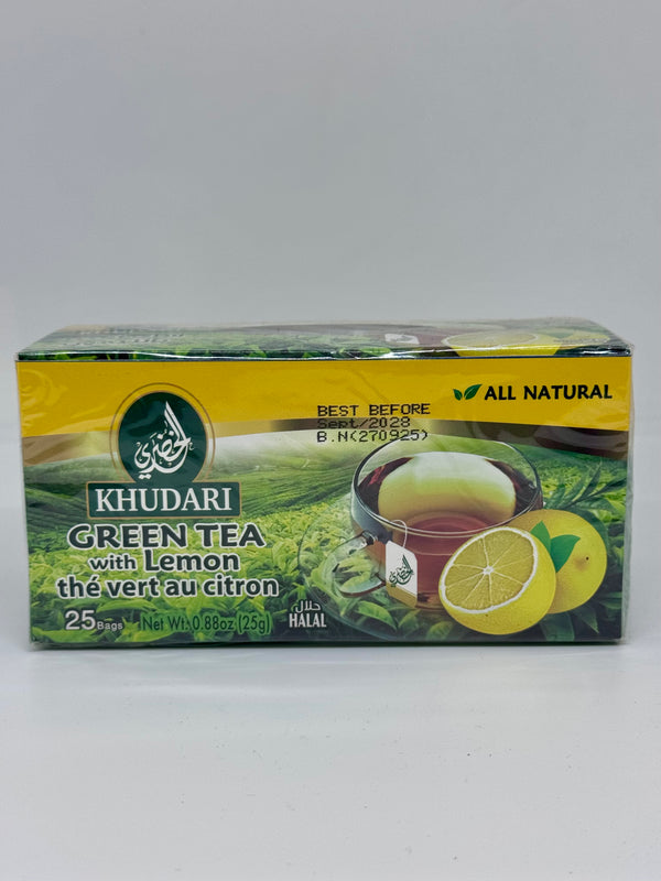 ALKHUDARI Green Tea w/ Lemon 25 TB
