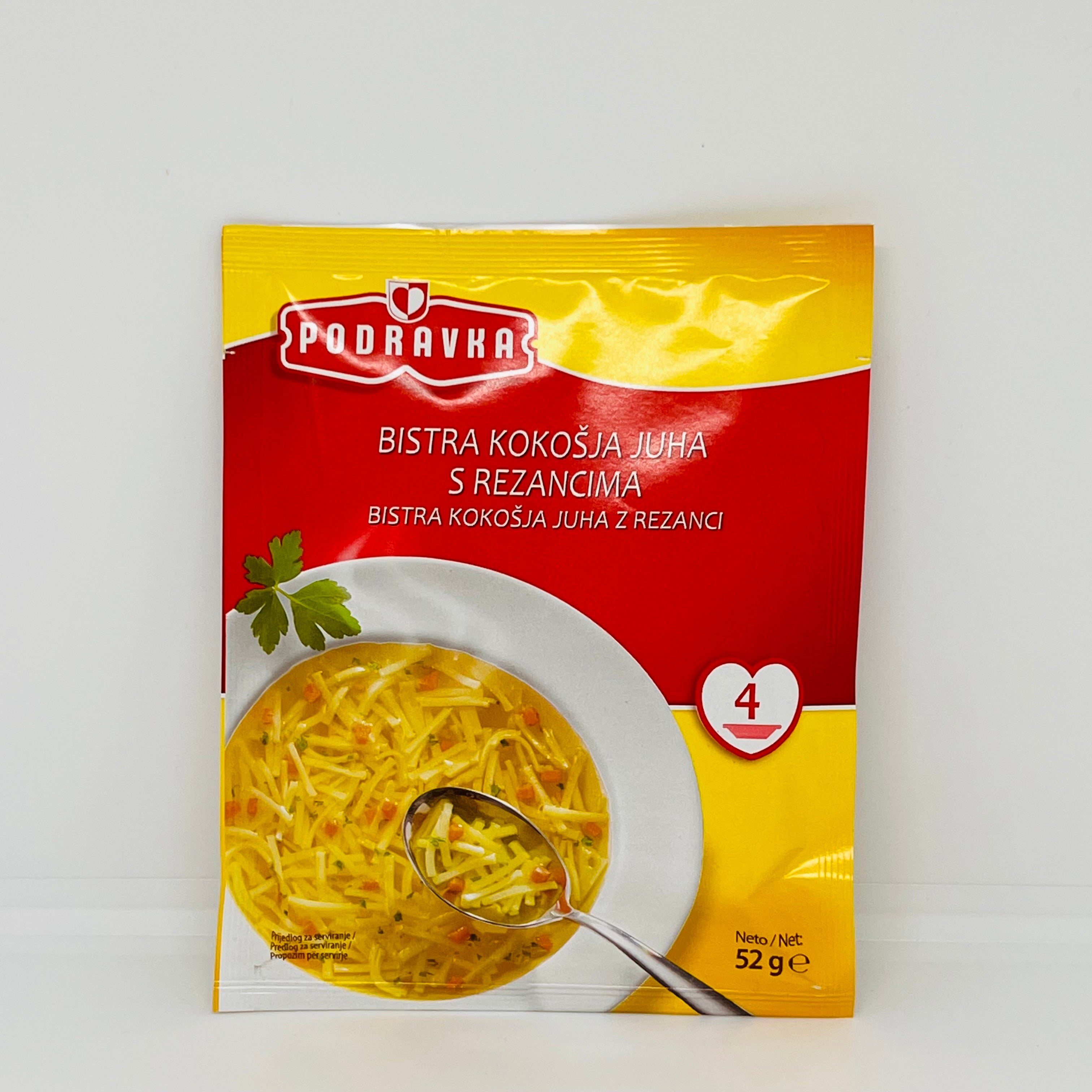 PODRAVKA Clear Chicken Soup w/ Noodles 52g