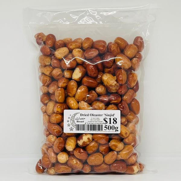 HESARI AFG Dried Oleaster/Russian Olives 'Sinjid' Poly Bag 500g