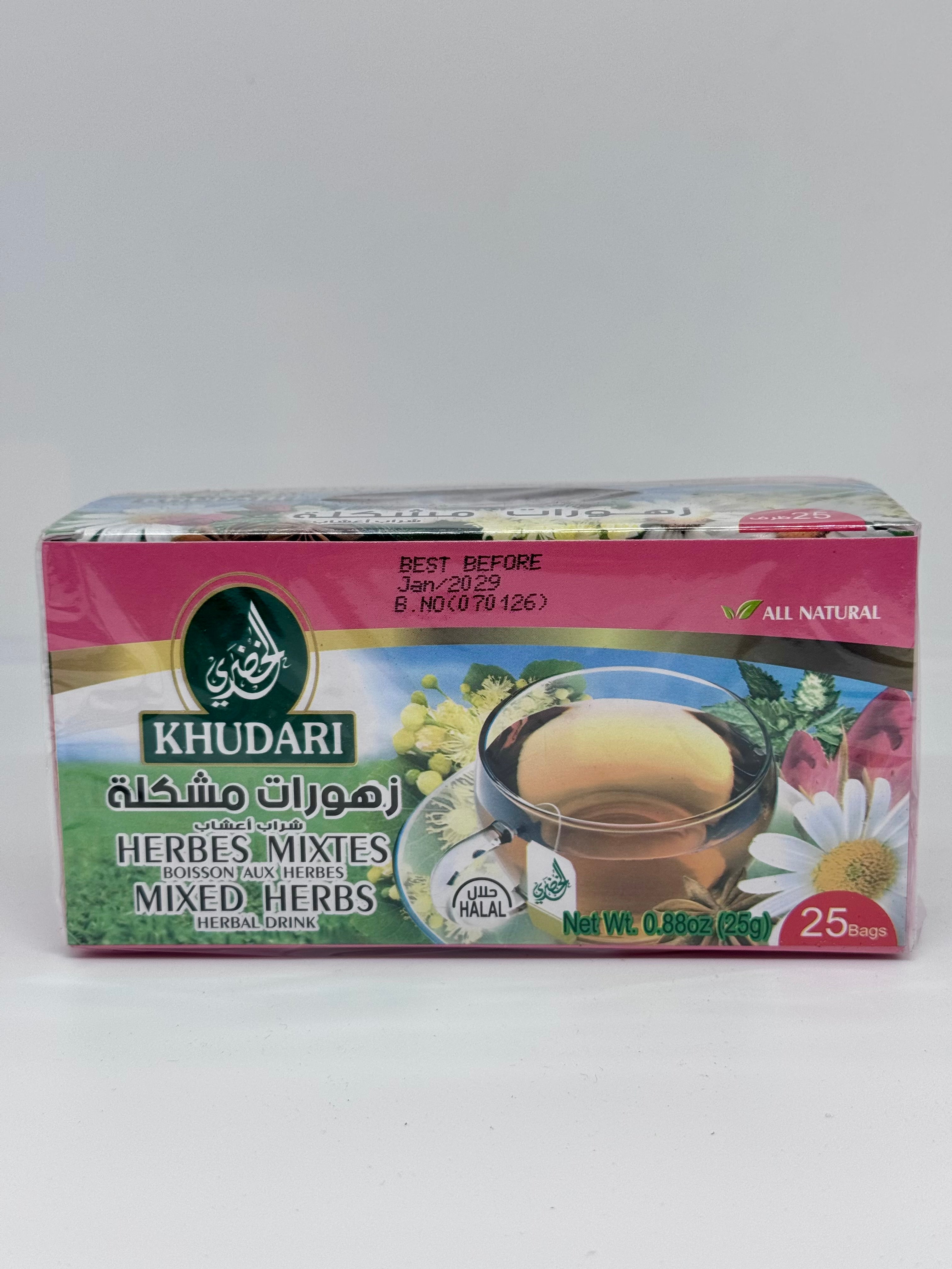 ALKHUDARI Mixed Herbs Tea 25TB