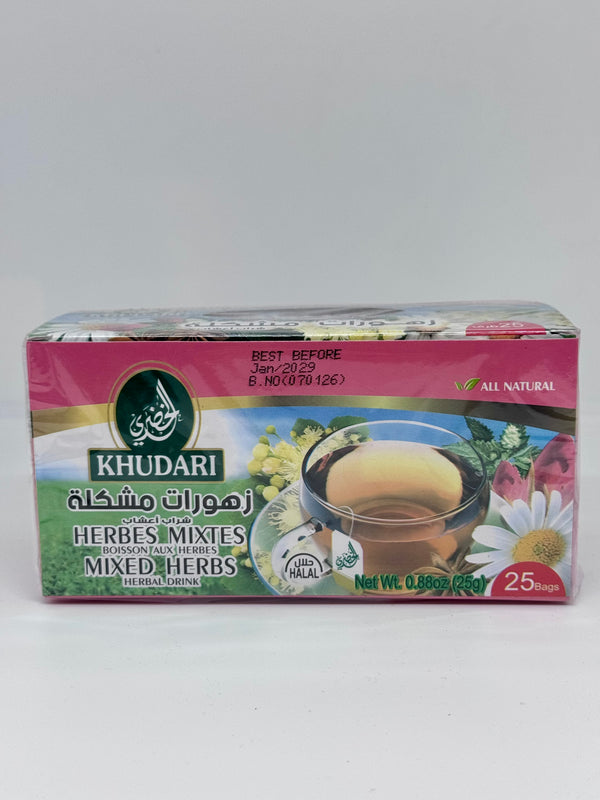 ALKHUDARI Mixed Herbs Tea 25TB