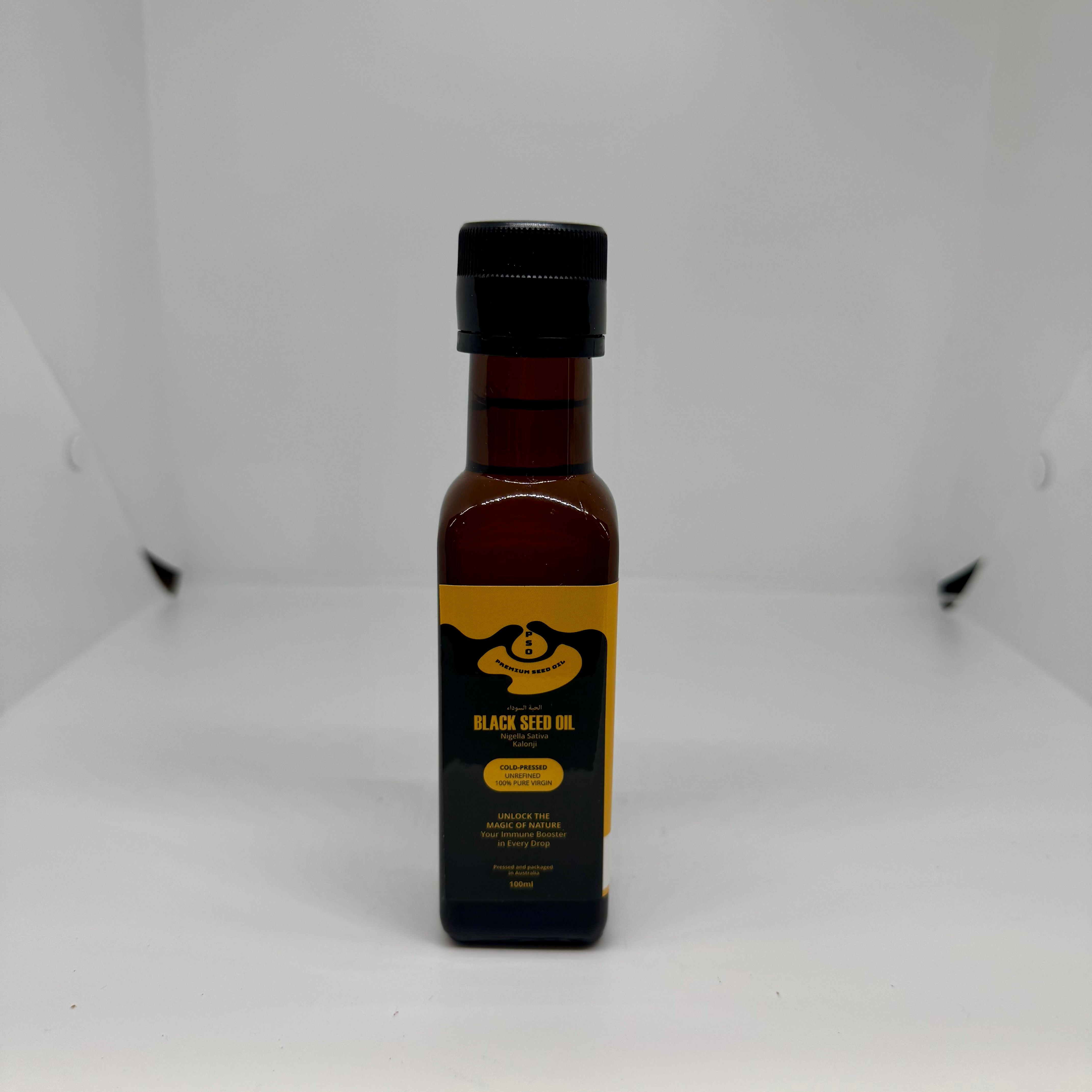 PSO Premium Black Seed Oil Cold-Pressed 100% Pure Virgin 100ml