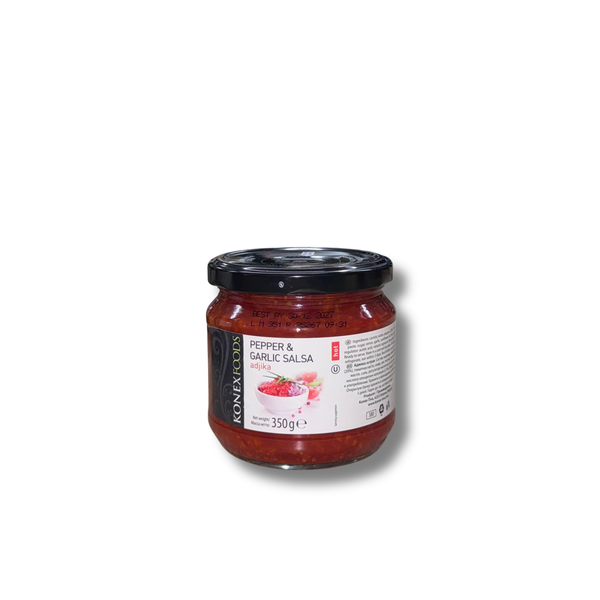KONEX Adjika Pepper & Garlic Hot Salsa 350g
