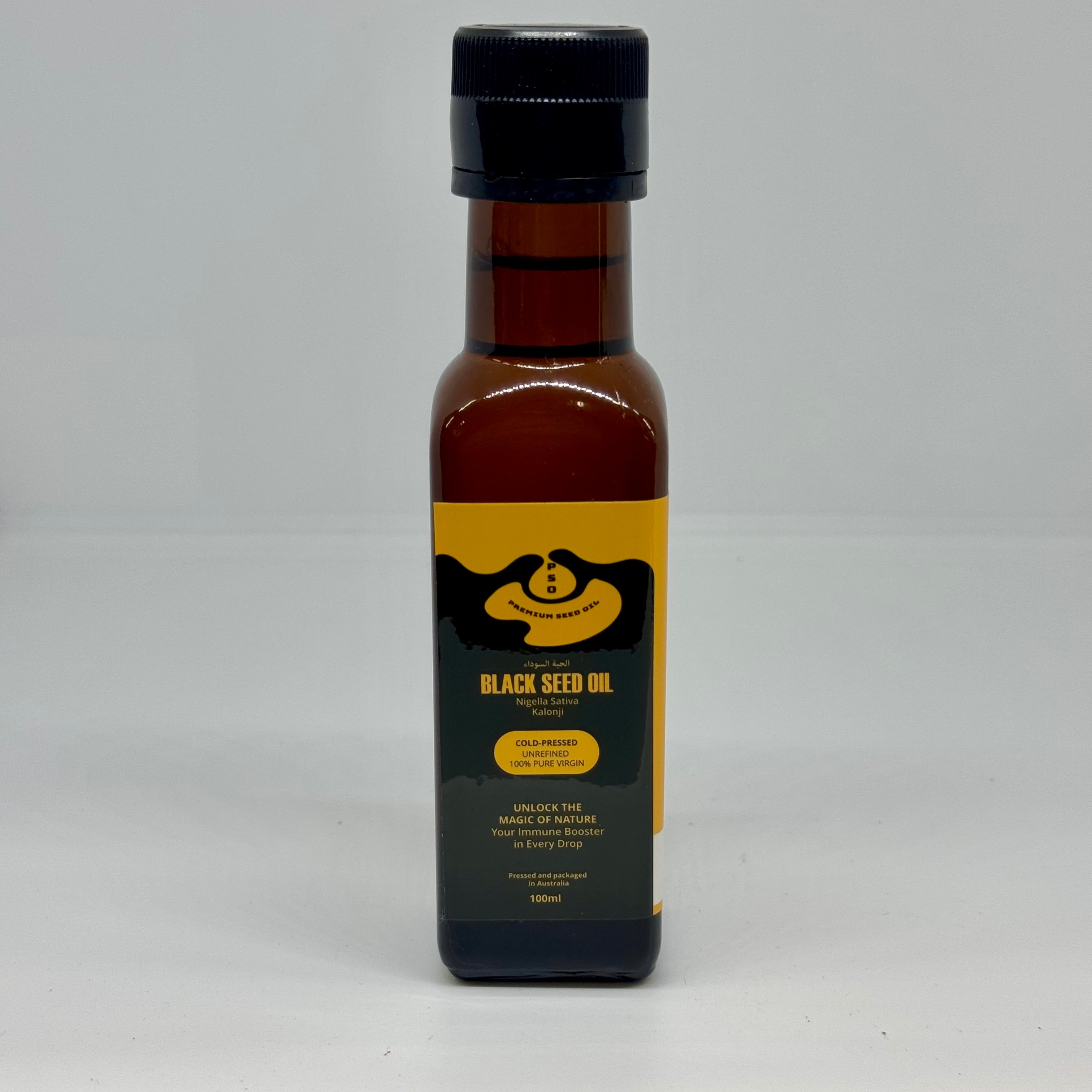 PSO Premium Black Seed Oil Cold-Pressed 100% Pure Virgin 100ml