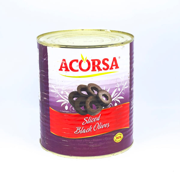ACORSA Sliced Black Olives 3kg