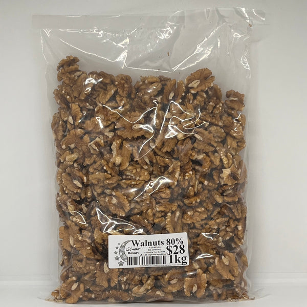 HESARI Walnuts 95% Halves Poly Bag 1kg