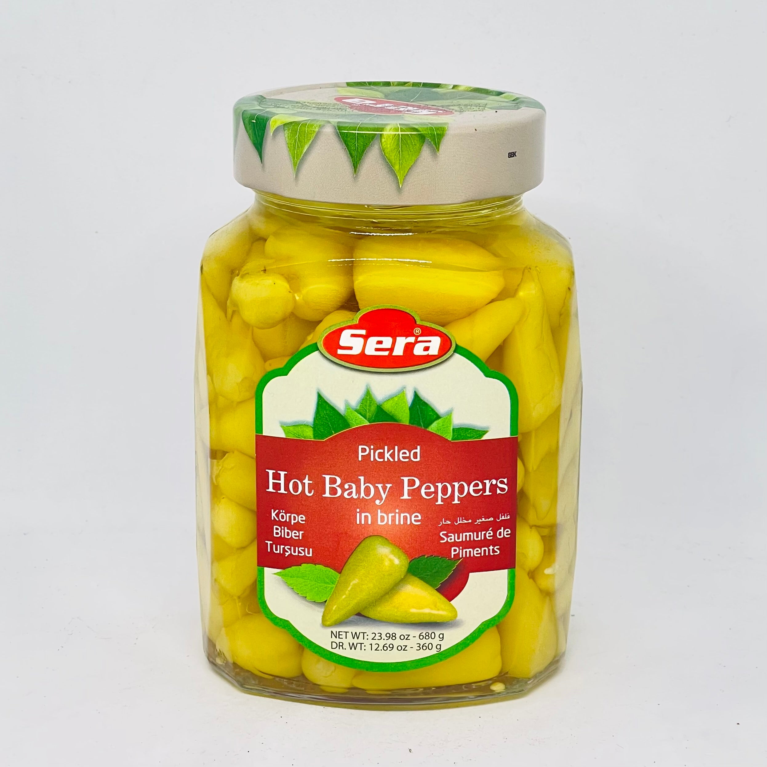 SERA Hot Baby Peppers 680g