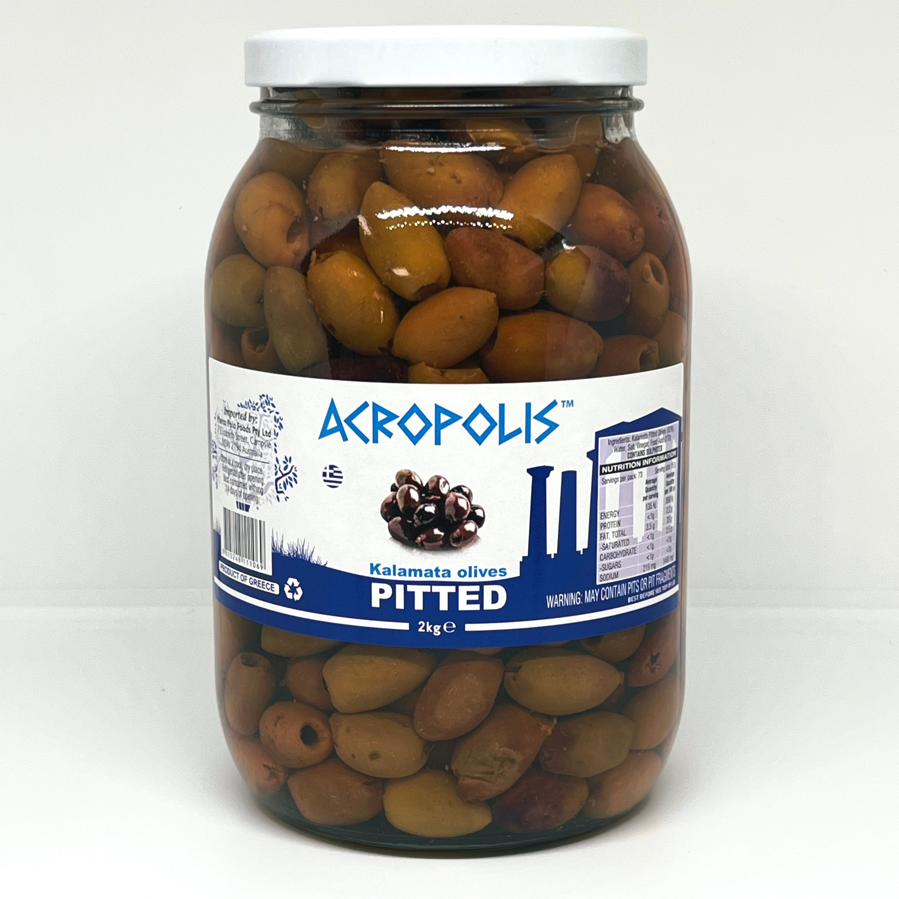 ACROPOLIS Kalamata Olives Pitted 2kg