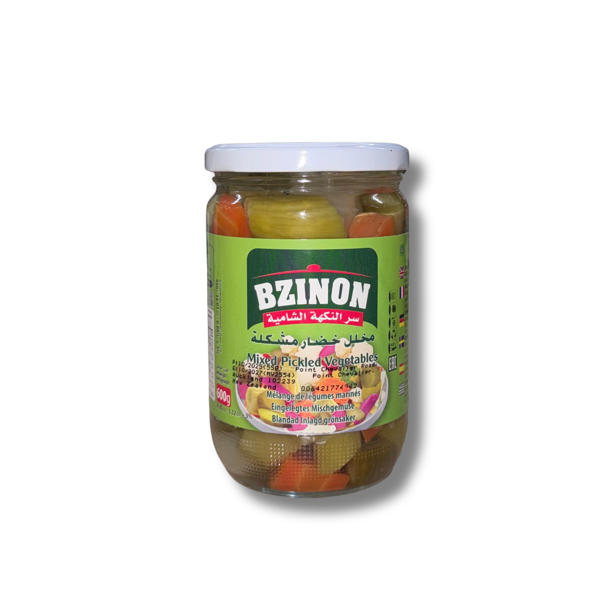 BZINON Pickled Mixed Vegetables 600g