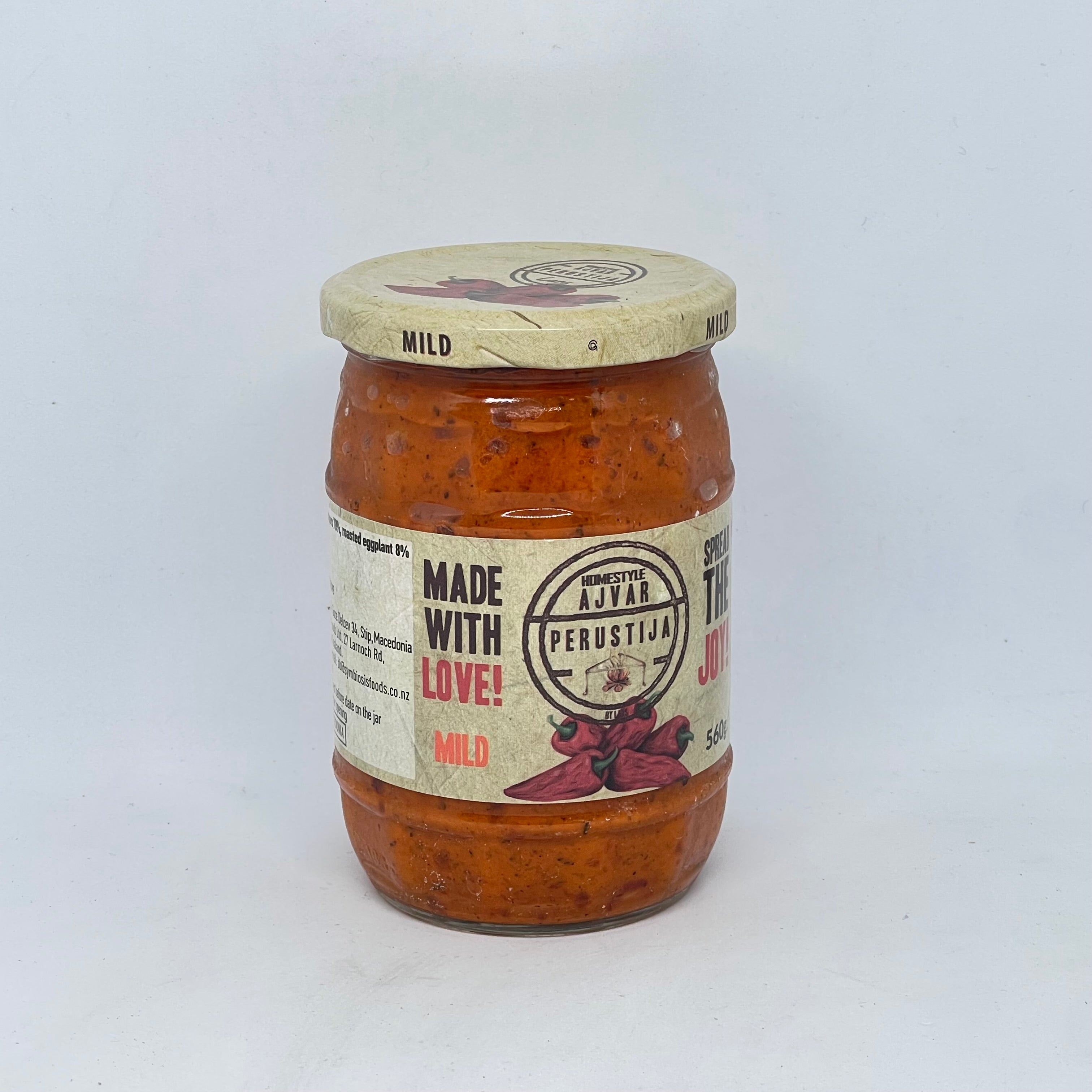 PERUSTIJA Mild Homemade Ajvar 560g