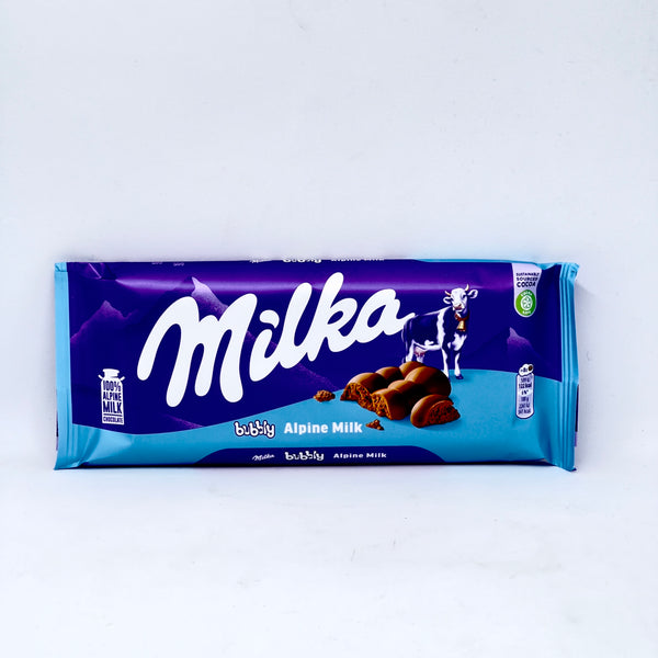 MILKA Bubbly Alpine Milk Chocolate 80g
