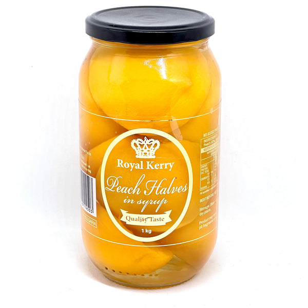 ROYAL KERRY Peach Halves in Syrup 1kg