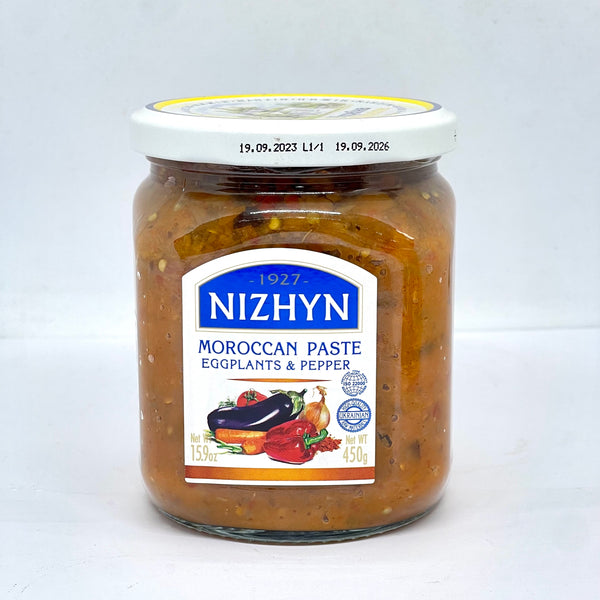 NIZHYN Moroccan Paste w/ Eggplants & Pepper 450g
