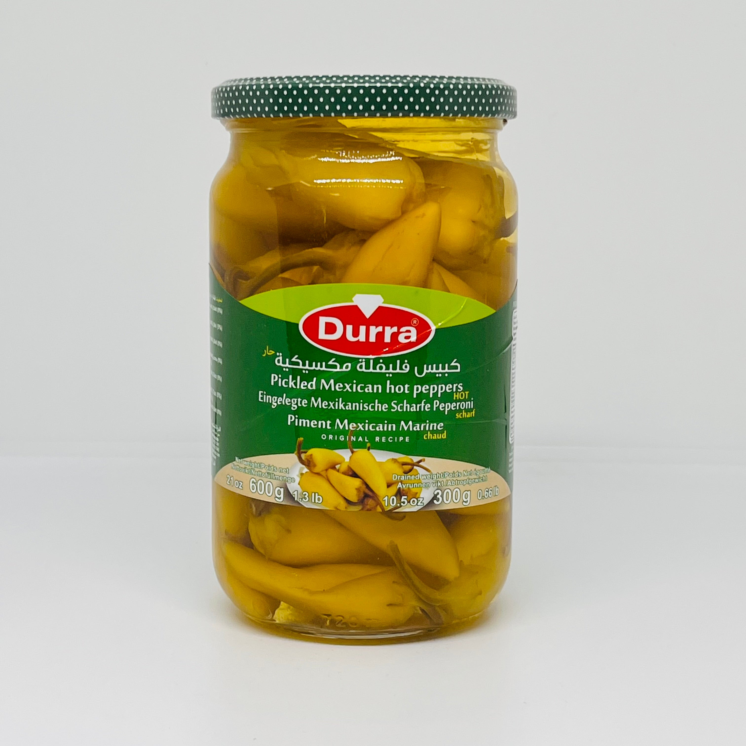 DURRA Pickled Mexican Hot Pepper 600g