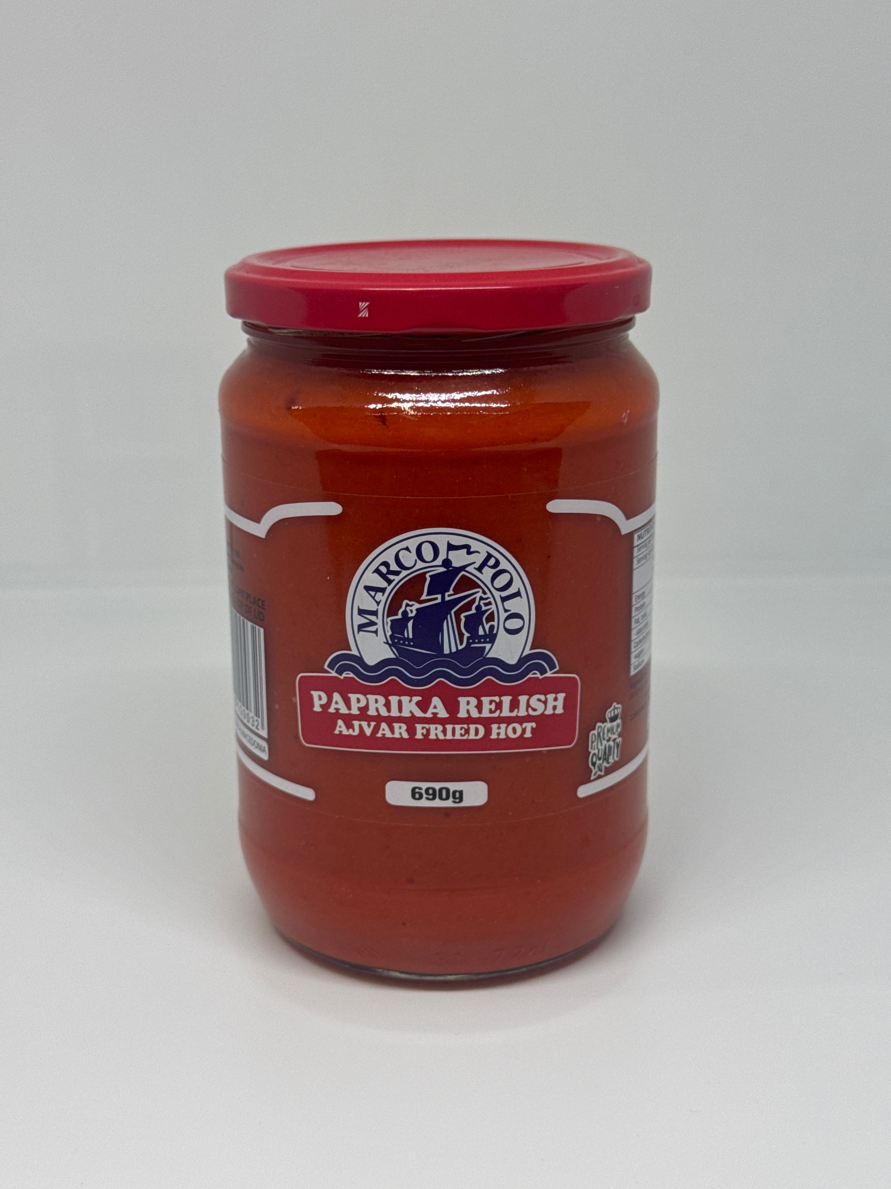 MARCO POLO Paprika Relish Ajvar Fried Hot 690g