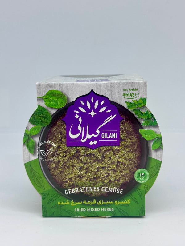 GILANI Canned Fried Mixed Herbs - Ghormeh Sabzi - 460g