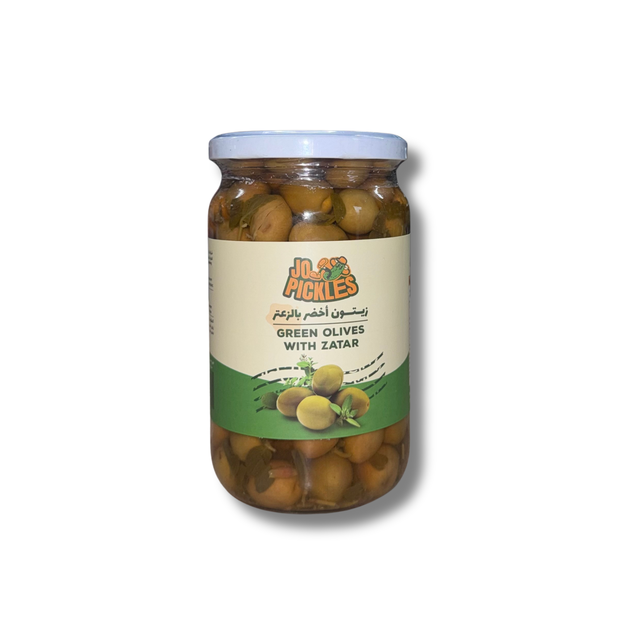 JO PICKLES Green Olives w/ Zataar 710g