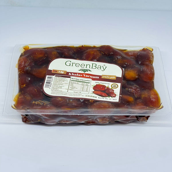 GREEN BAY Khalas Dates Vacuum 1kg