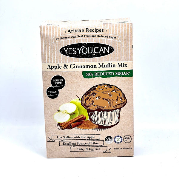 YYC Apple & Cinnamon Muffin Mix 400g