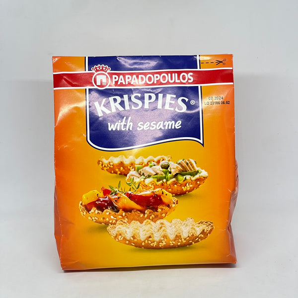 PAPADOPOULOS Krispies Wheat Toasted Rolls w/ Sesame 200g