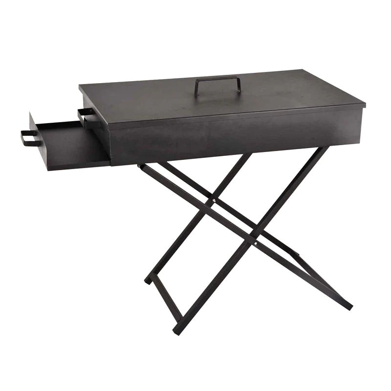 HESARI Charcoal BBQ w/ Ashtray 40cm*70cm