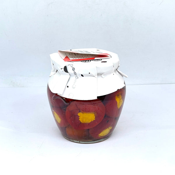 SYMBIOSIS Red Cherry Peppers w/ Cheese 560g