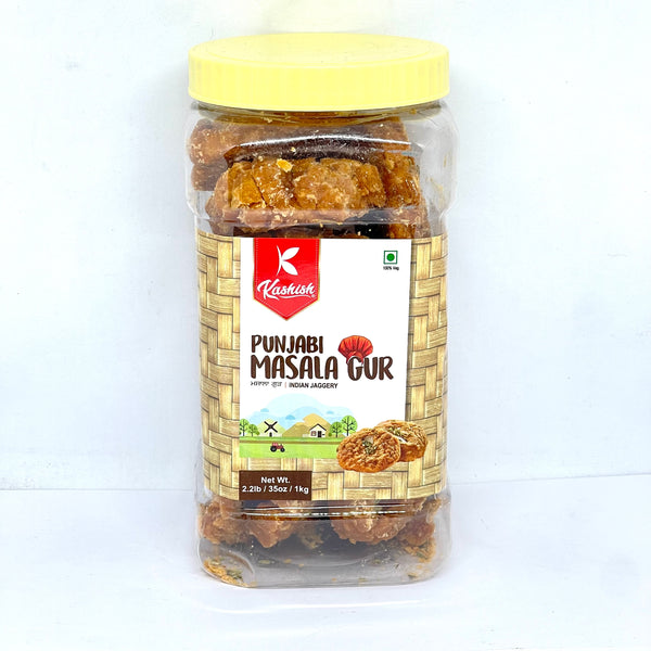 KASHISH Punjabi Masala Gur 1kg