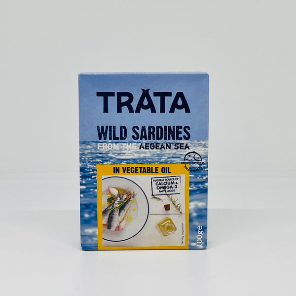 TRATA Wild Sardines in Vegetable Oil 100g