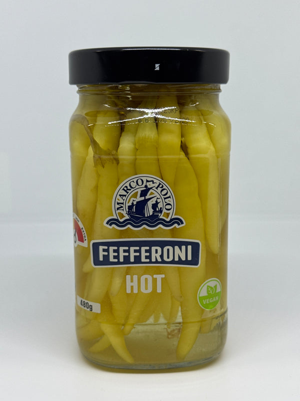 MARCO POLO Hot Fefferoni Peppers 480g