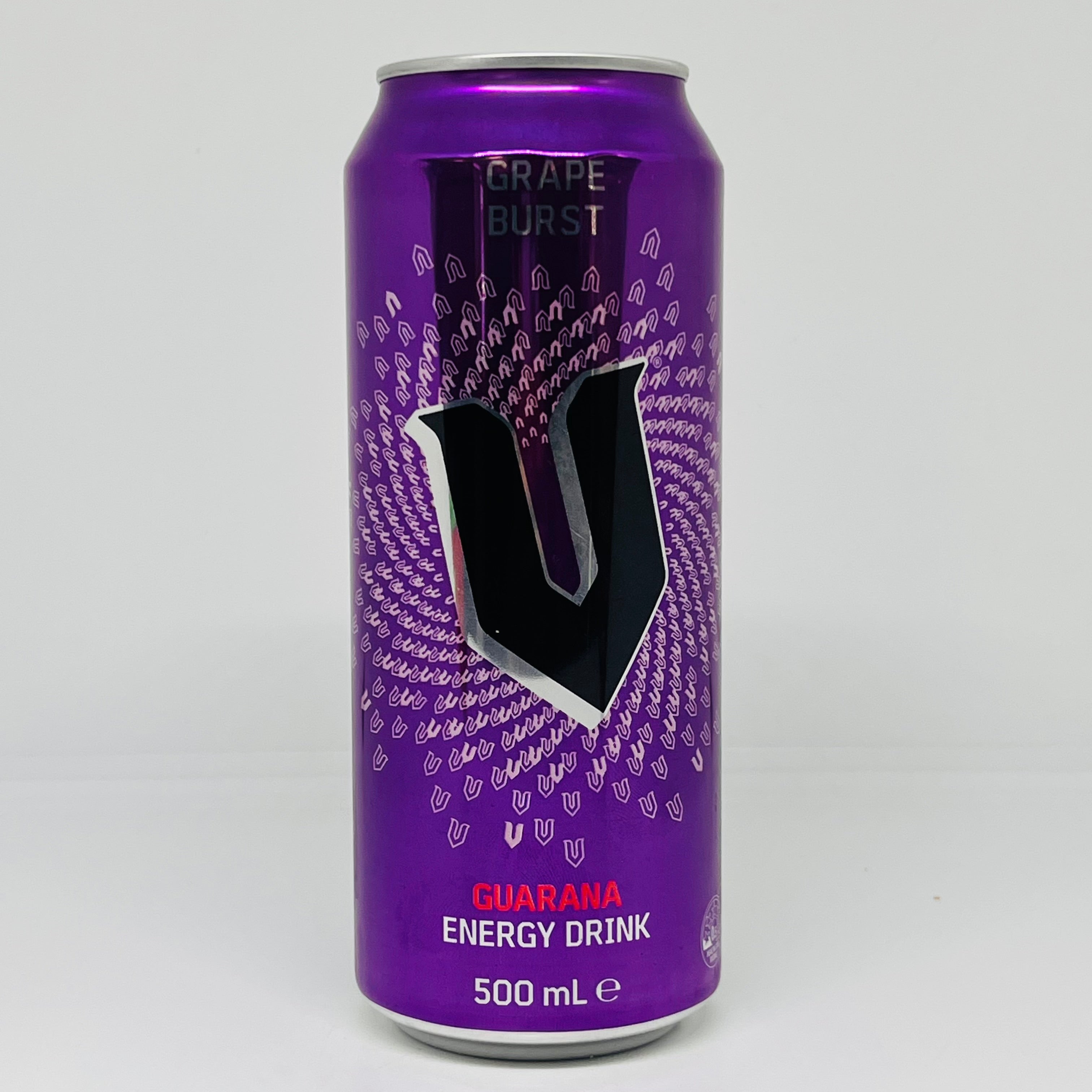 V Grape Burst Guarana Energy Drink 500mL