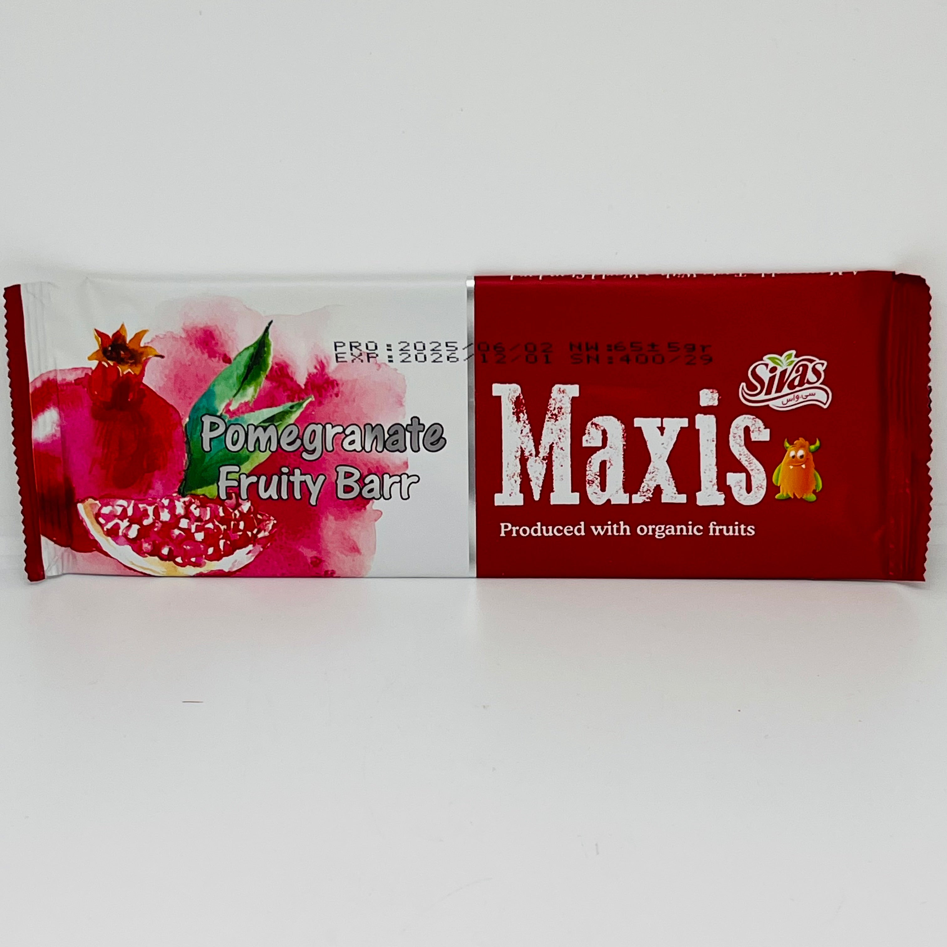 SIVAS Fruit Bar 'Lawashak' Pomegranate 65g