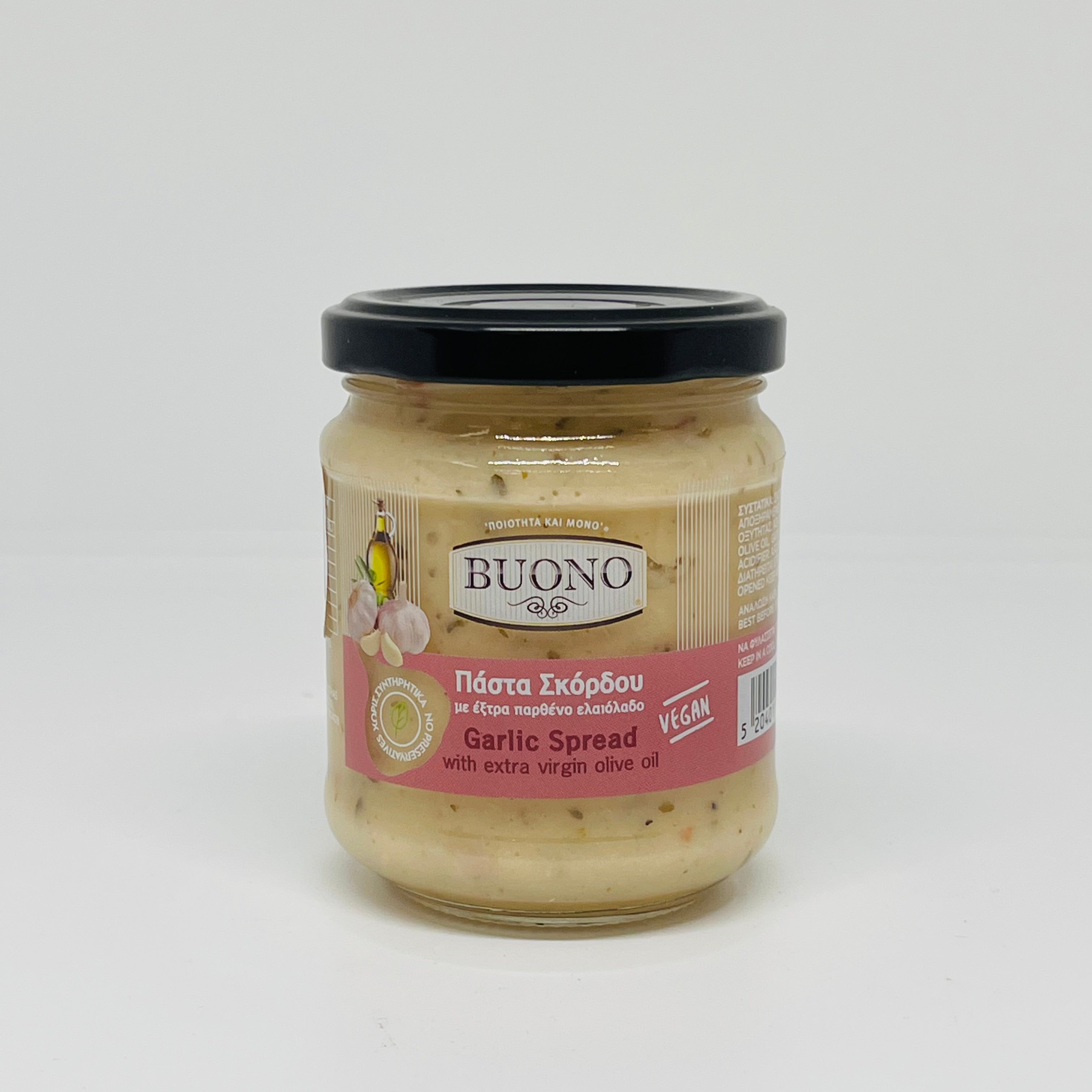 BUONO Garlic Spread w/ Extra Virgin Olive Oil 200g