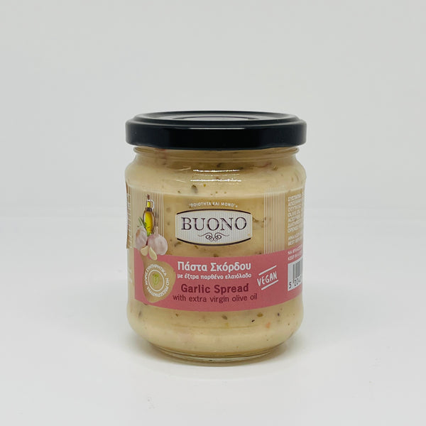 BUONO Garlic Spread w/ Extra Virgin Olive Oil 200g