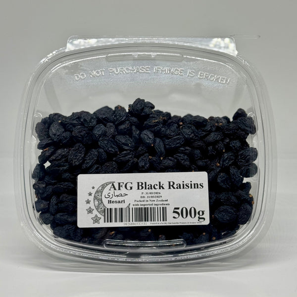 PAYKARI Afghan Black Raisins Container 500g