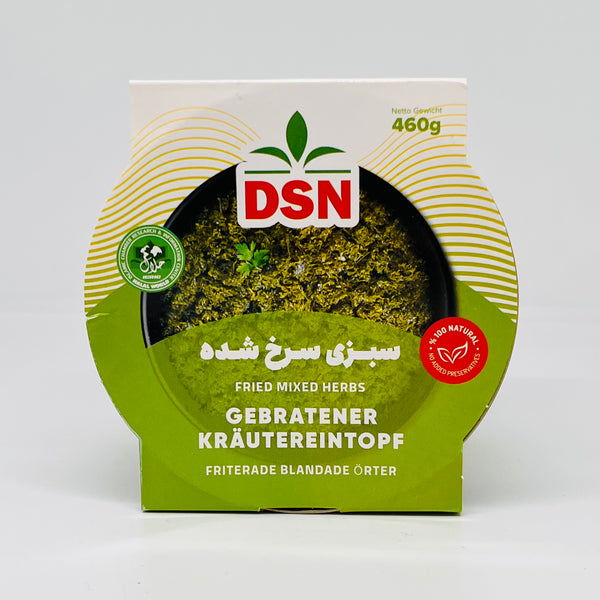 DSN Canned Fried Mixed Herbs - Ghormeh Sabzi - 460g
