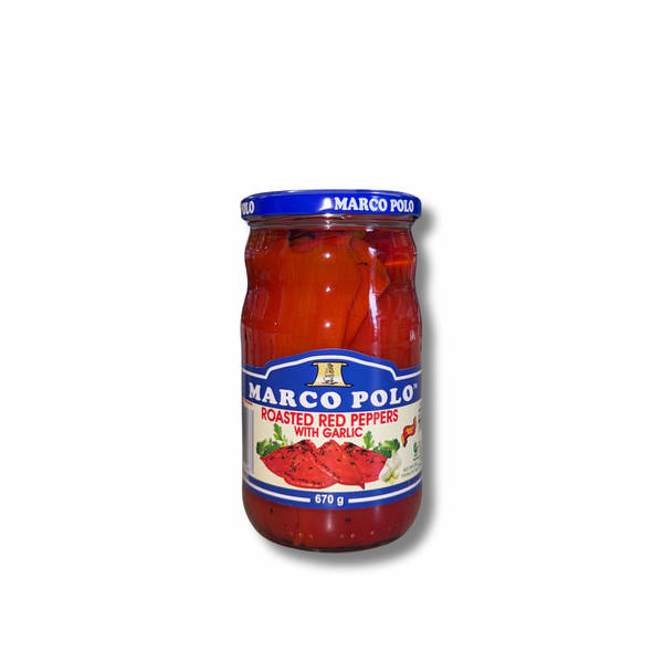 MARCO POLO Roasted Red Peppers w/ Garlic 670g