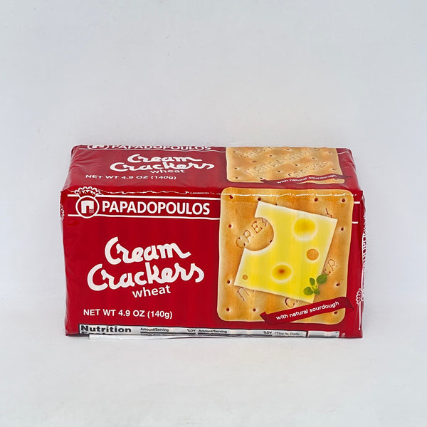 PAPADOPOULOS Wheat Cream Crackers 140g