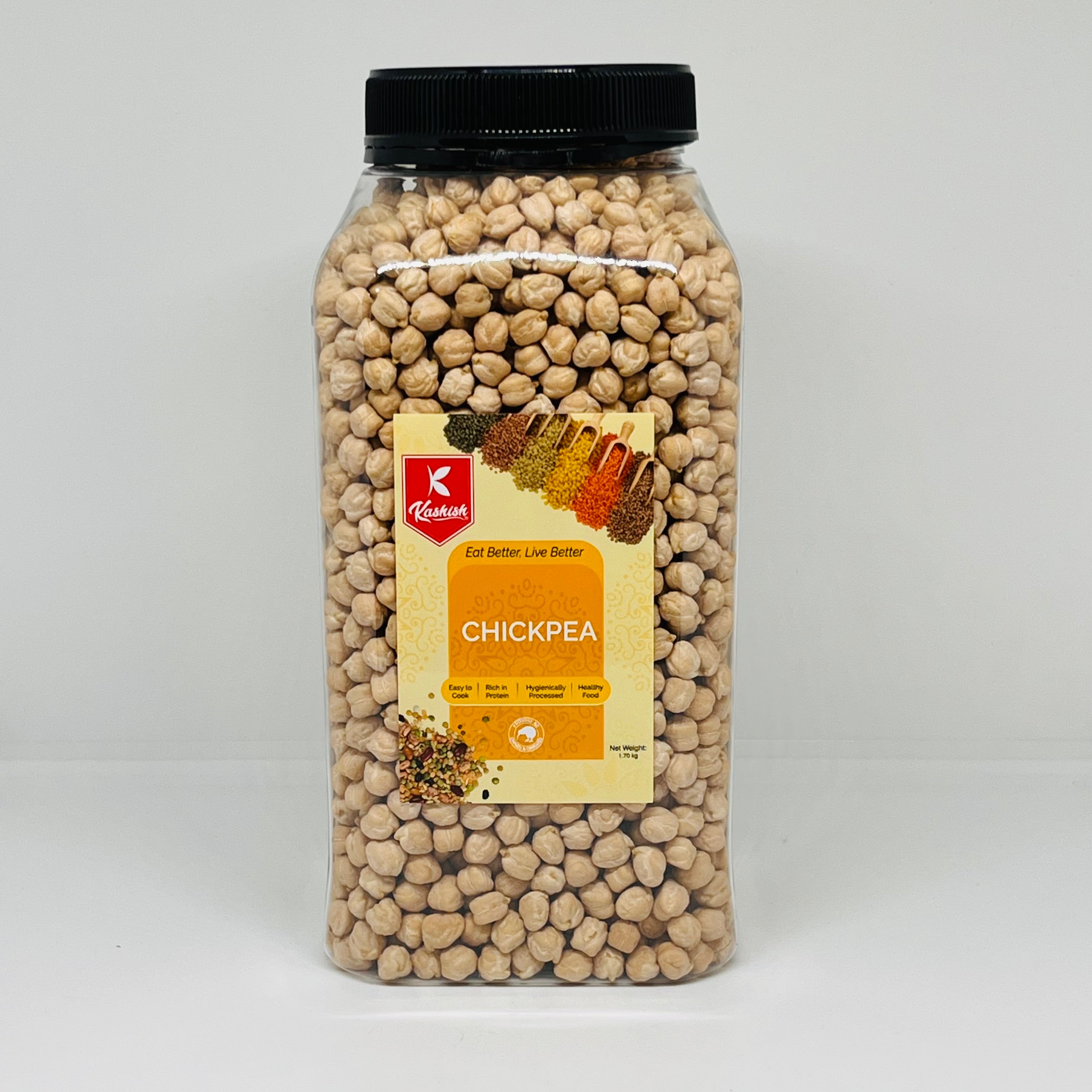 KASHISH Kabuli Chana / Raw Dried Chickpeas 1.7kg