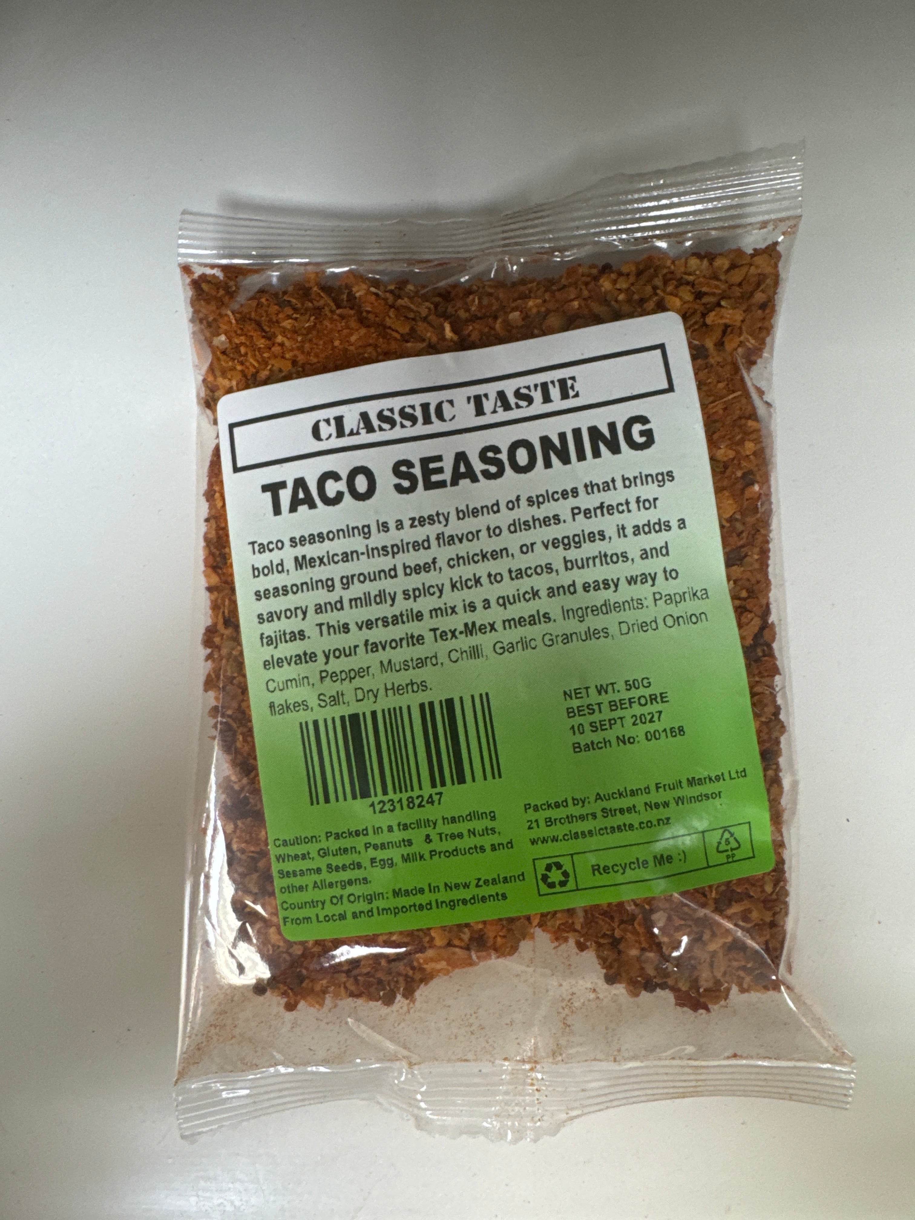 CLASSIC TASTE Taco Seasoning 50g